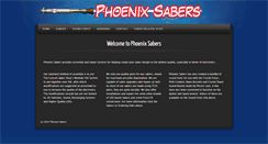 Desktop Screenshot of phoenixsabers.com