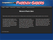Tablet Screenshot of phoenixsabers.com